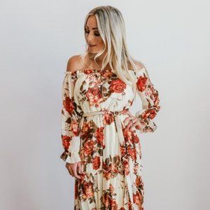 Baltic Born Isabel Off Shoulder Maxi Dress